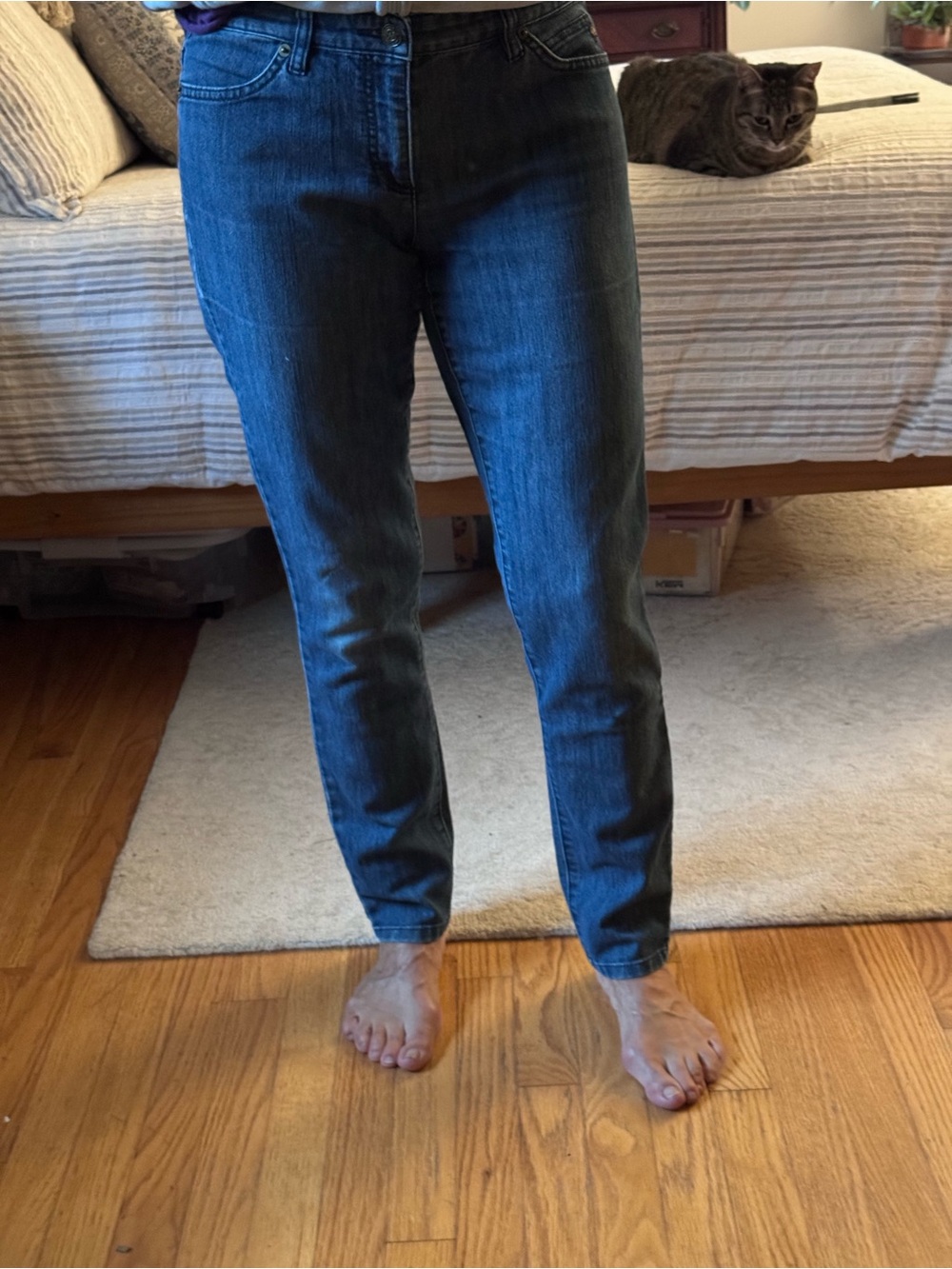 Michael Kors Classic Women's Dark Blue Slim Lightweight Jeans Sz 8